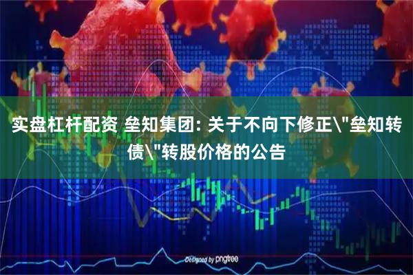 实盘杠杆配资 垒知集团: 关于不向下修正＂垒知转债＂转股价格的公告